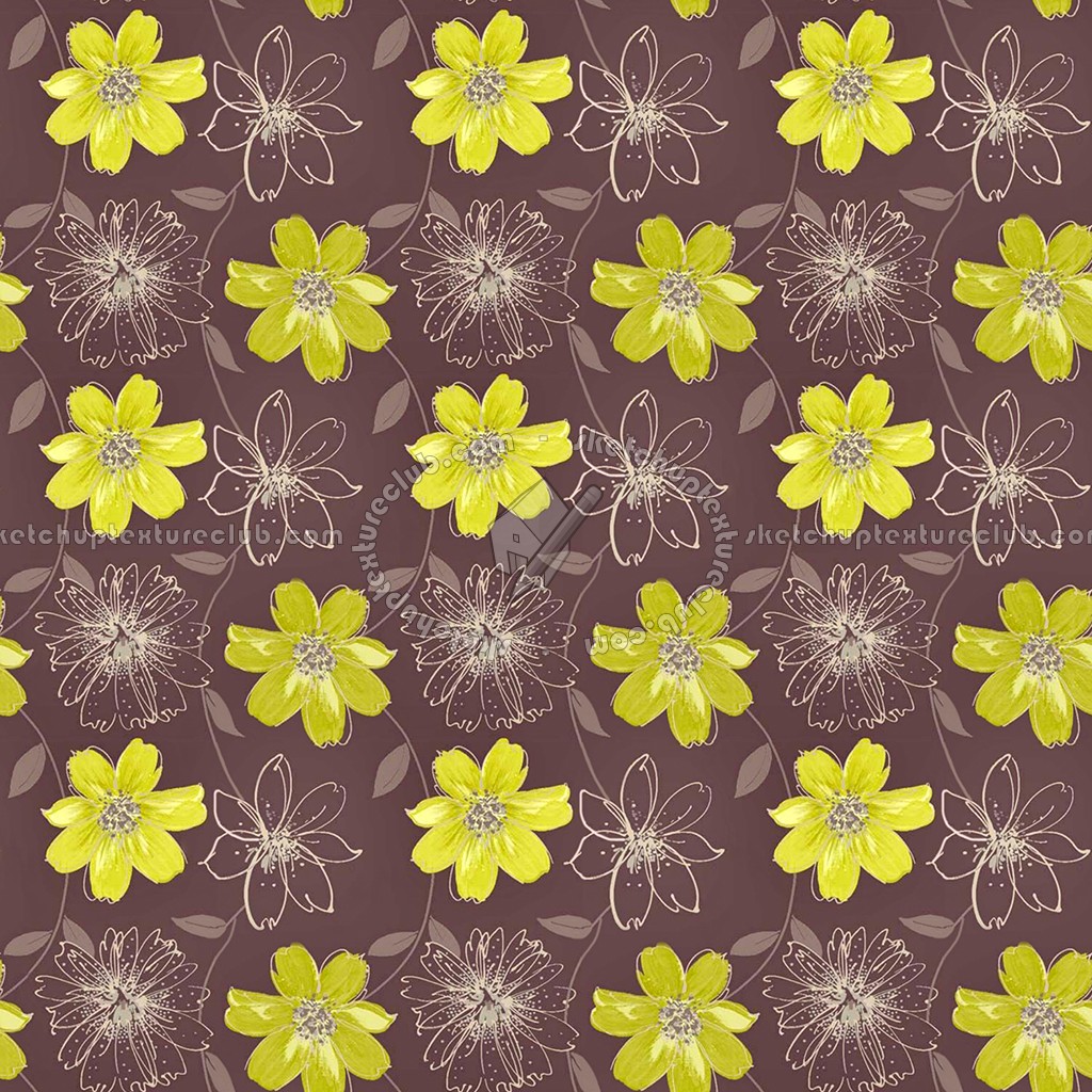 Textures   -   MATERIALS   -   WALLPAPER   -   Floral  - Floral wallpaper texture seamless 11018 (seamless)