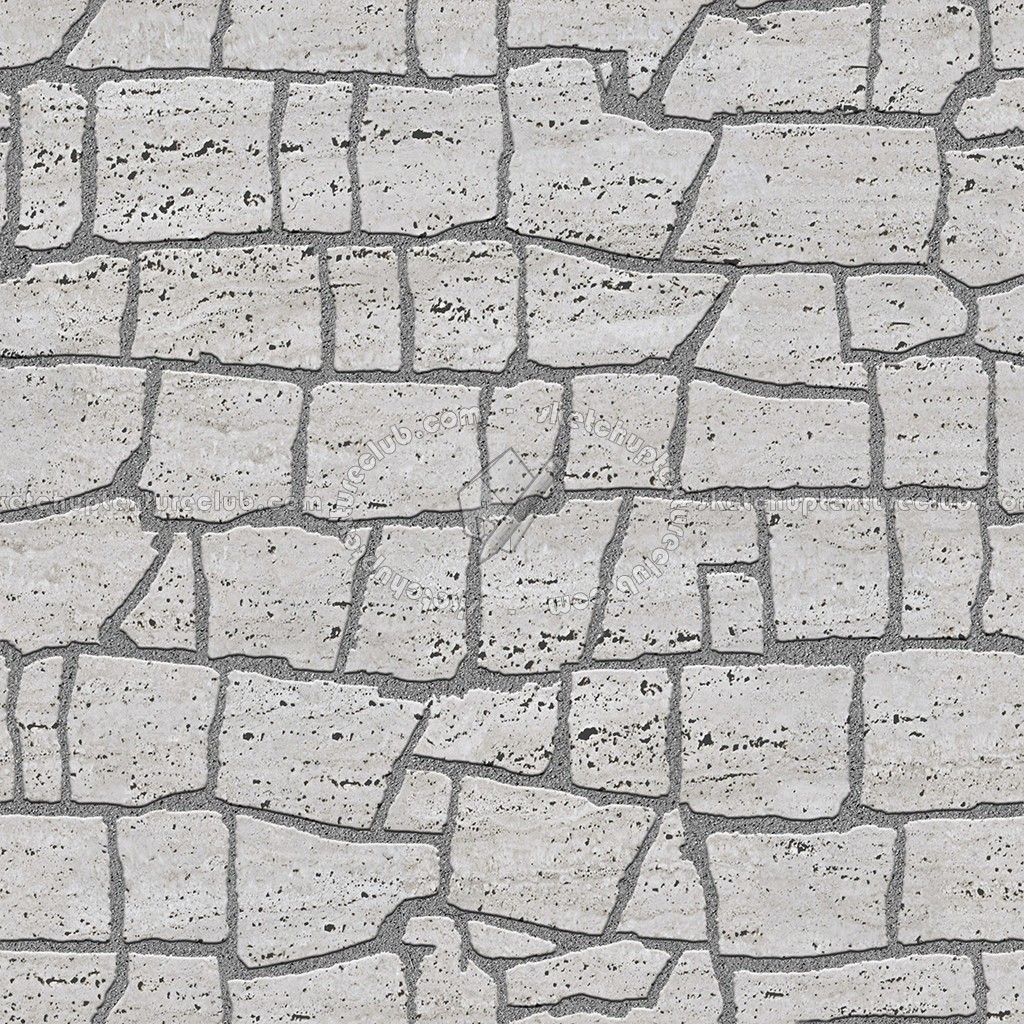 Textures - ARCHITECTURE - PAVING OUTDOOR - Flagstone - Roman travertine paving flagstone texture seamless 05901 (seamless)