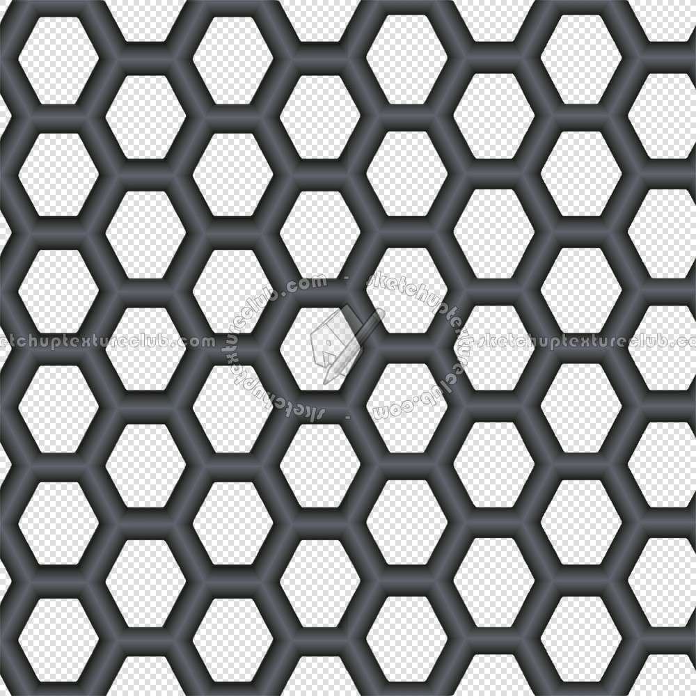 Textures - MATERIALS - METALS - Perforated - Stainless brushed perforated plate texture seamless 10509 (seamless)