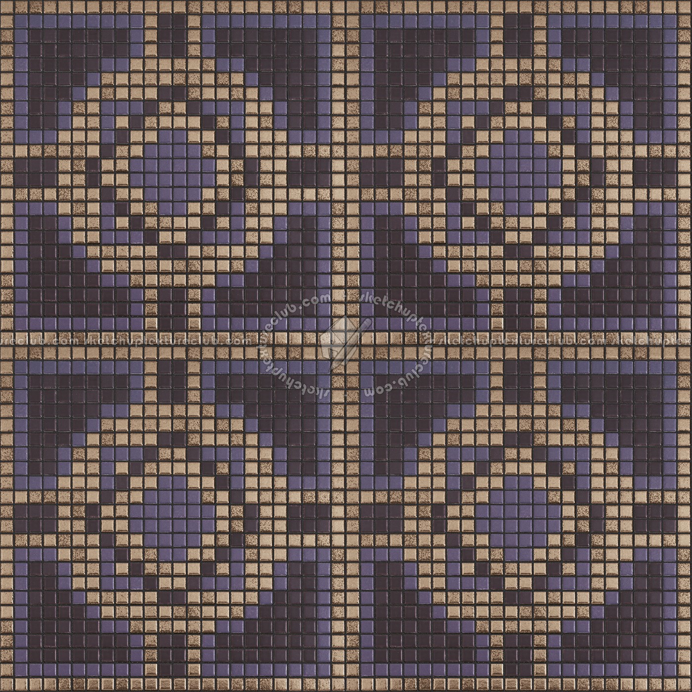 Textures   -   ARCHITECTURE   -   TILES INTERIOR   -   Mosaico   -   Classic format   -   Patterned  - Mosaico patterned tiles texture seamless 15063 (seamless)