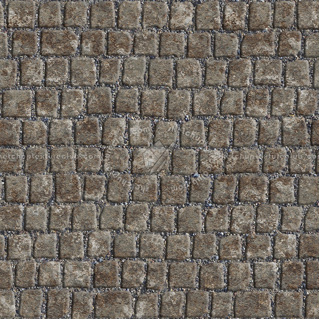 Textures   -   ARCHITECTURE   -   ROADS   -   Paving streets   -   Damaged cobble  - Dirt street paving cobblestone texture seamless 07481 (seamless)