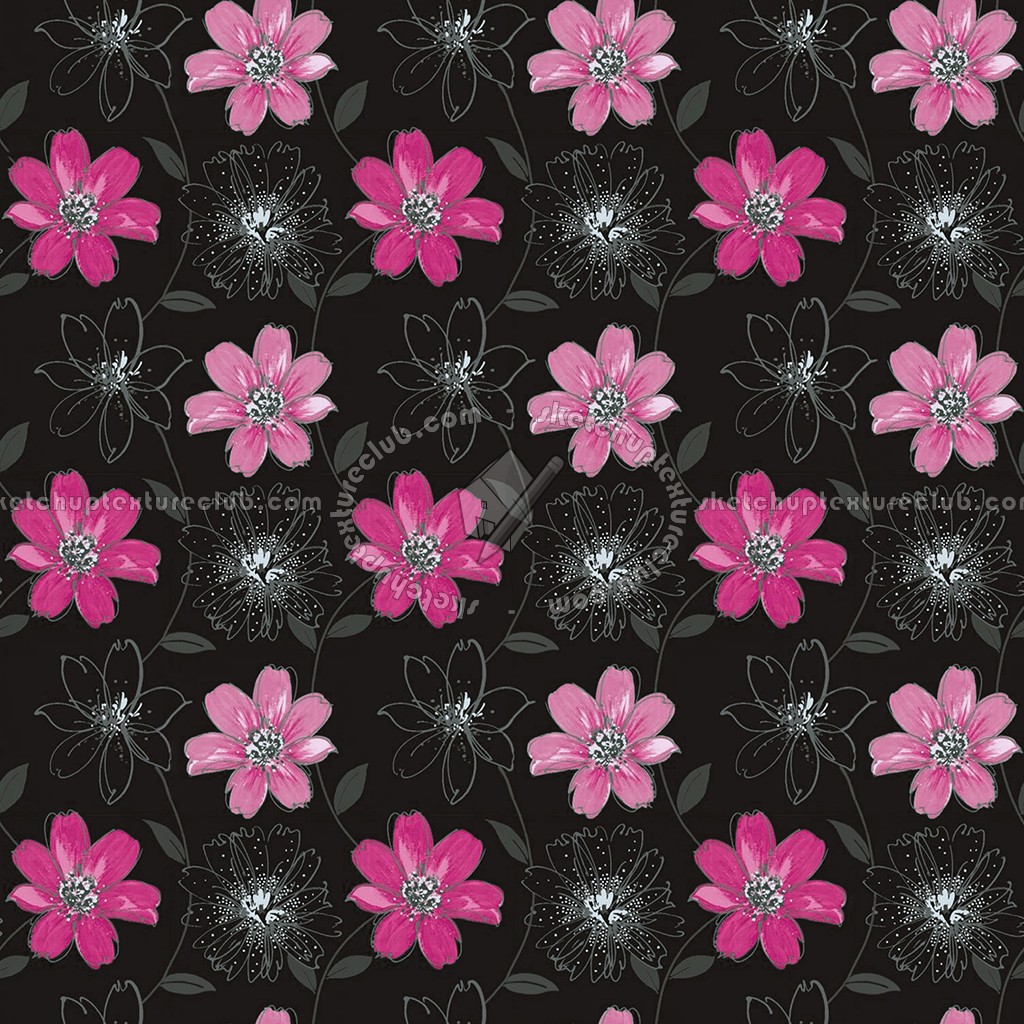 Textures   -   MATERIALS   -   WALLPAPER   -   Floral  - Floral wallpaper texture seamless 11020 (seamless)