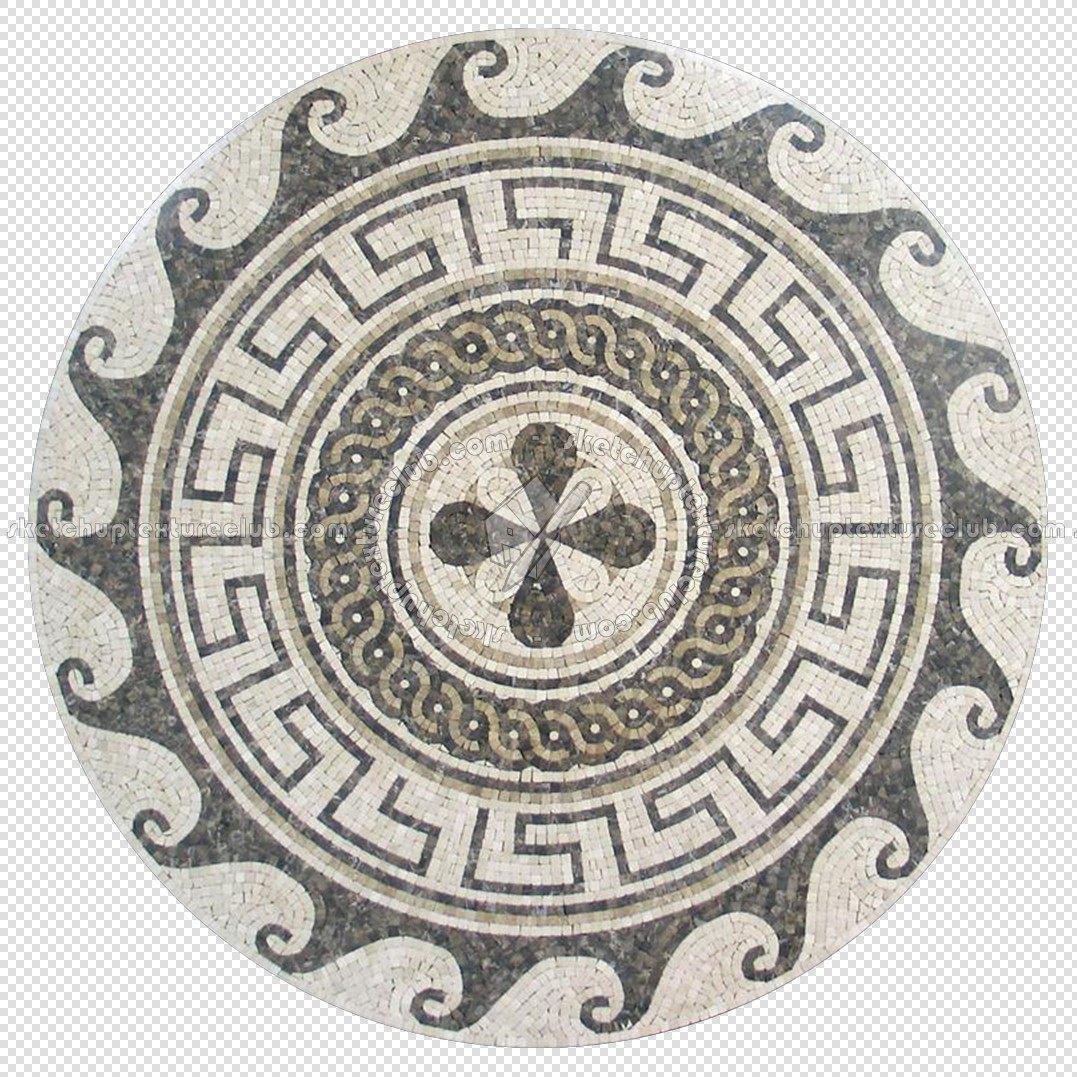 Textures - ARCHITECTURE - PAVING OUTDOOR - Mosaico - Mosaic paving outdoor texture seamless 06082 (seamless)