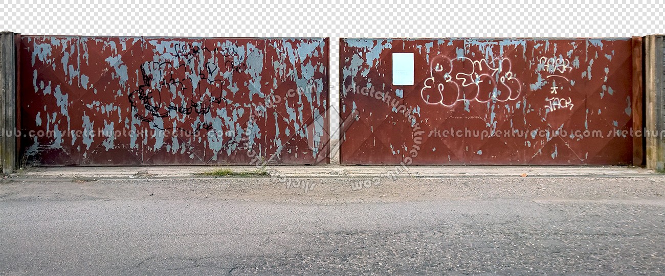 Textures   -   ARCHITECTURE   -   BUILDINGS   -   Doors   -   Main doors  - Old industrial gate metal dirt 17361
