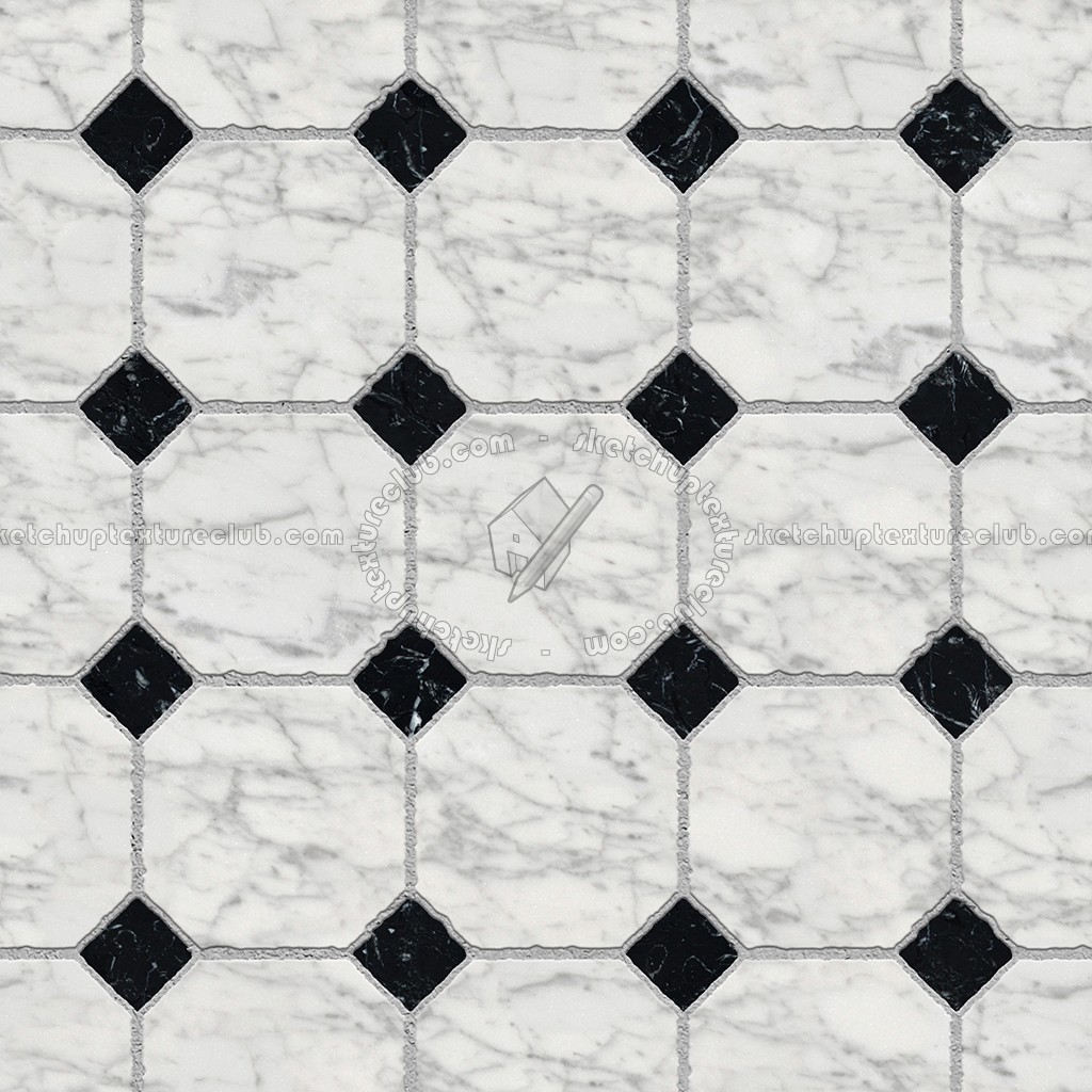 Textures - ARCHITECTURE - PAVING OUTDOOR - Marble - Carrara marble paving outdoor texture seamless 17067 (seamless)