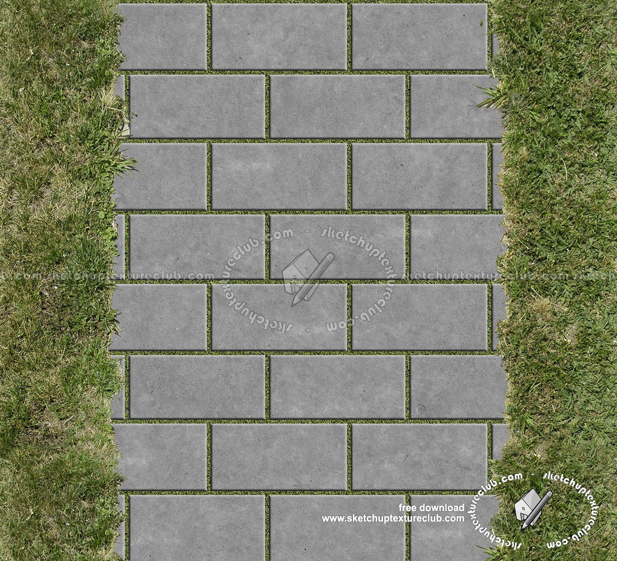 Textures   -   ARCHITECTURE   -   PAVING OUTDOOR   -   Parks Paving  - Concrete park paving texture seamless 18702 (seamless)