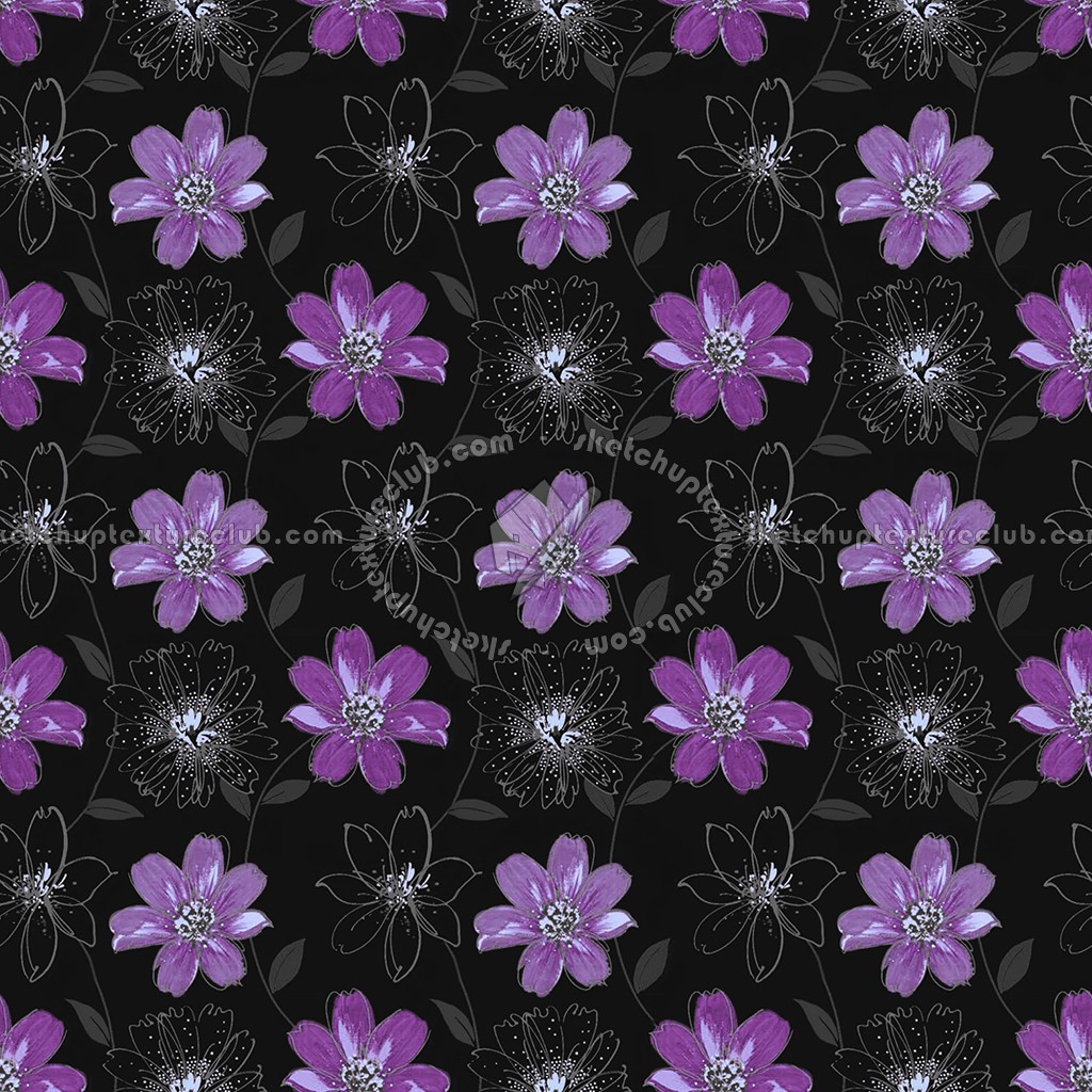 Textures   -   MATERIALS   -   WALLPAPER   -   Floral  - Floral wallpaper texture seamless 11021 (seamless)