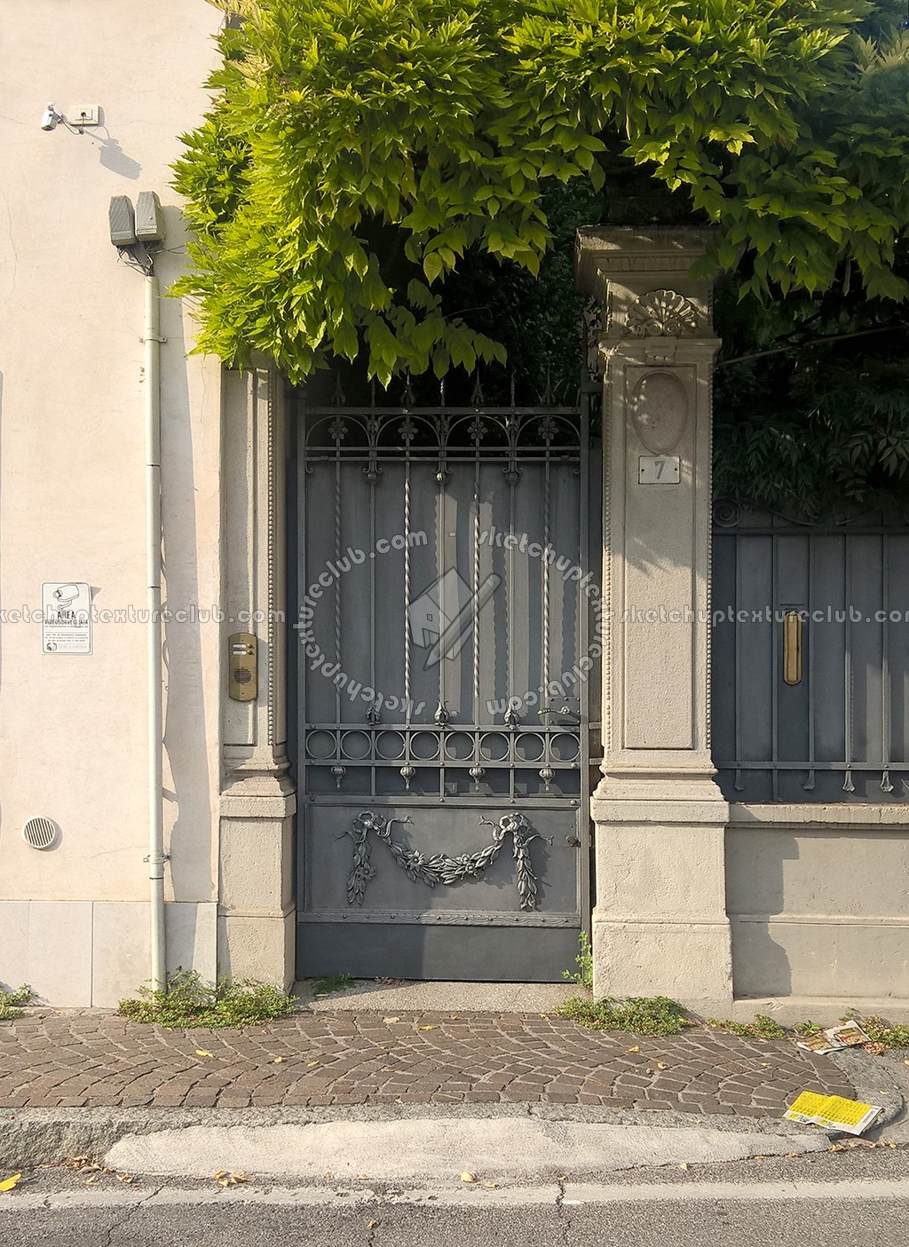 Textures   -   ARCHITECTURE   -   BUILDINGS   -   Doors   -   Main doors  - Old liberty metal gate 17366