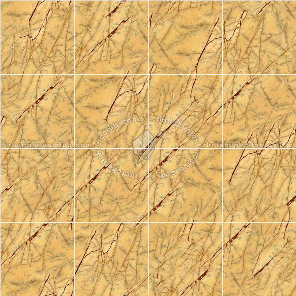 Textures - ARCHITECTURE - TILES INTERIOR - Marble tiles - Yellow - Orient yellow marble floor tile texture seamless 14933 (seamless)