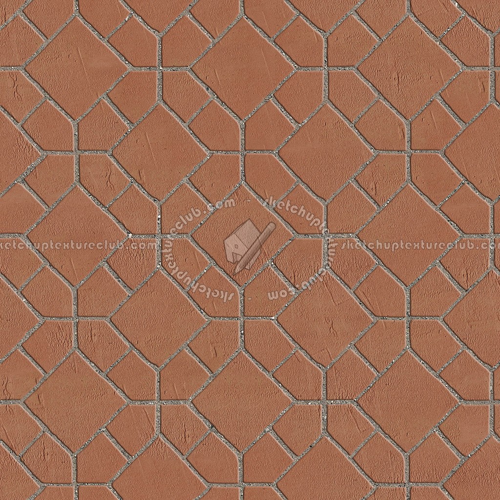 Textures   -   ARCHITECTURE   -   PAVING OUTDOOR   -   Terracotta   -   Blocks mixed  - Paving cotto mixed size texture seamless 06606 (seamless)