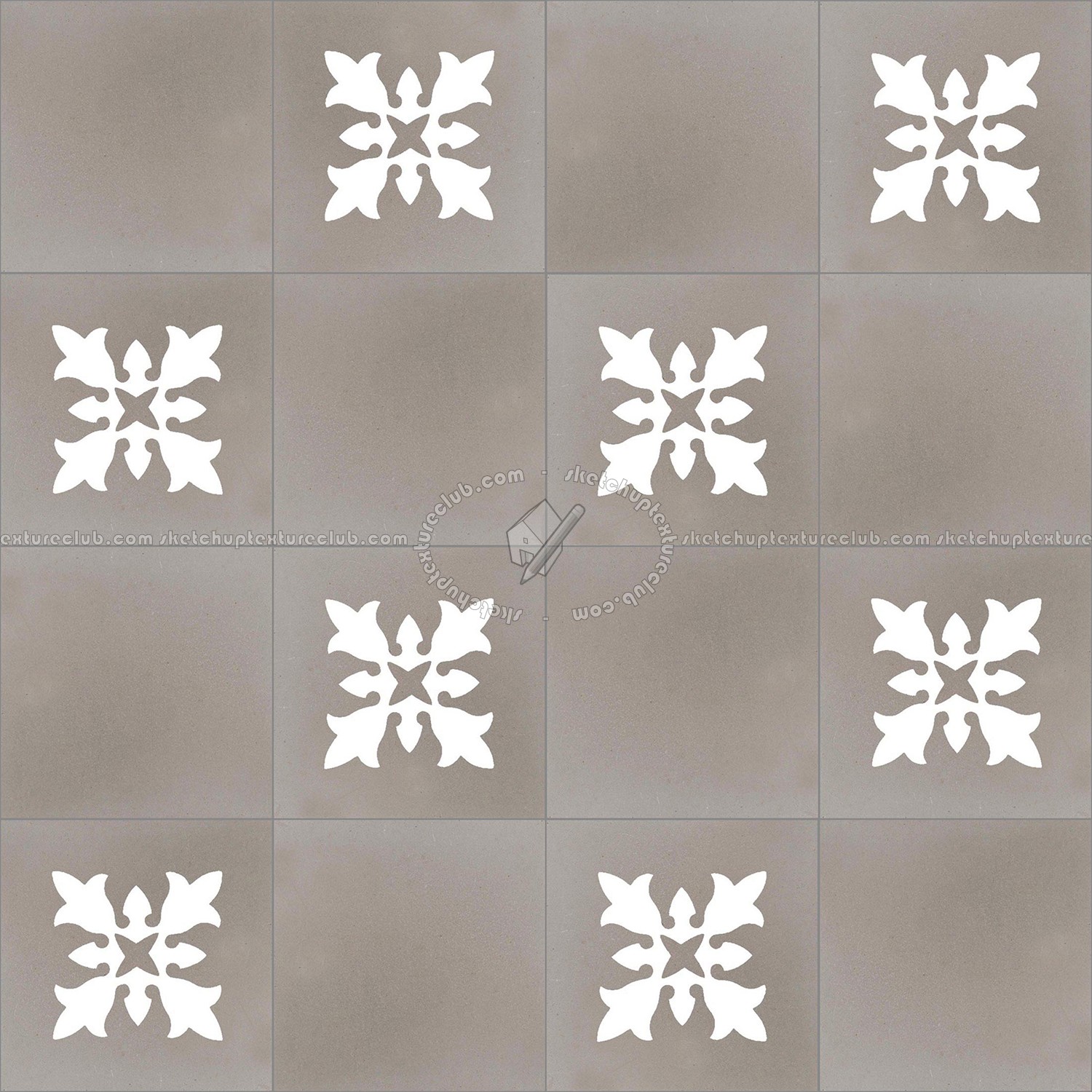 Textures   -   ARCHITECTURE   -   TILES INTERIOR   -   Cement - Encaustic   -   Encaustic  - Traditional encaustic cement ornate tile texture seamless 13474 (seamless)