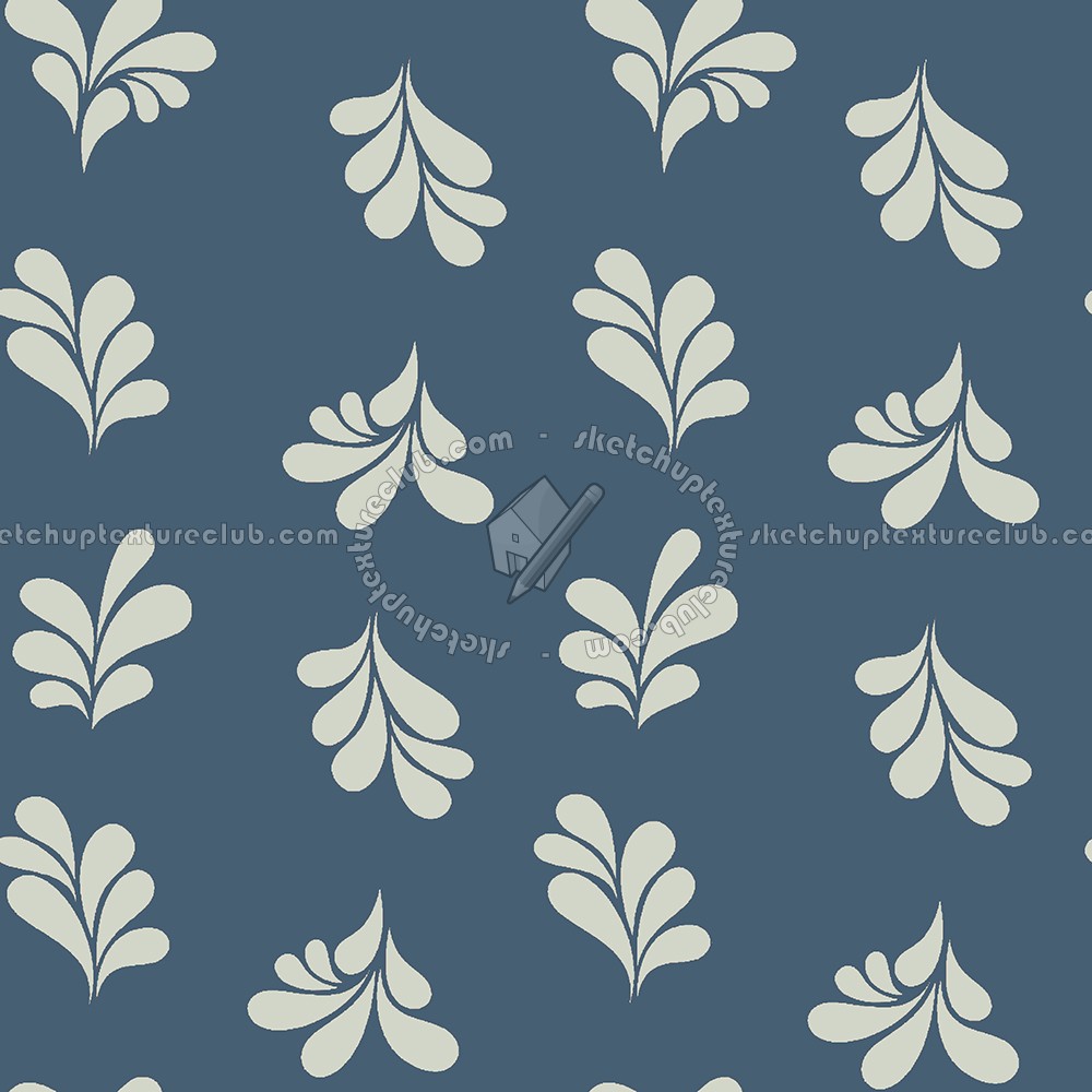 Textures   -   MATERIALS   -   WALLPAPER   -   various patterns  - Vintage decorated wallpaper texture seamless 12160 (seamless)