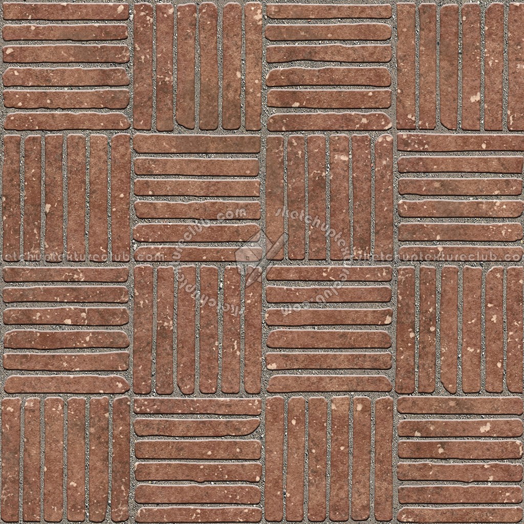 Textures - ARCHITECTURE - PAVING OUTDOOR - Terracotta - Blocks regular - Cotto paving outdoor regular blocks texture seamless 06678 (seamless)