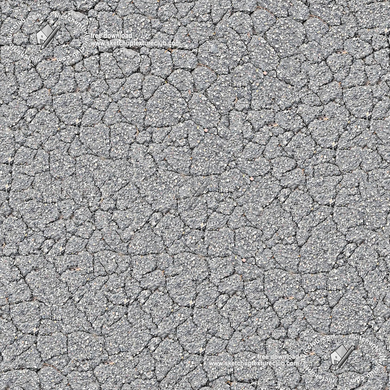 Textures   -   ARCHITECTURE   -   ROADS   -   Asphalt damaged  - Damaged asphalt texture seamless 18736 (seamless)