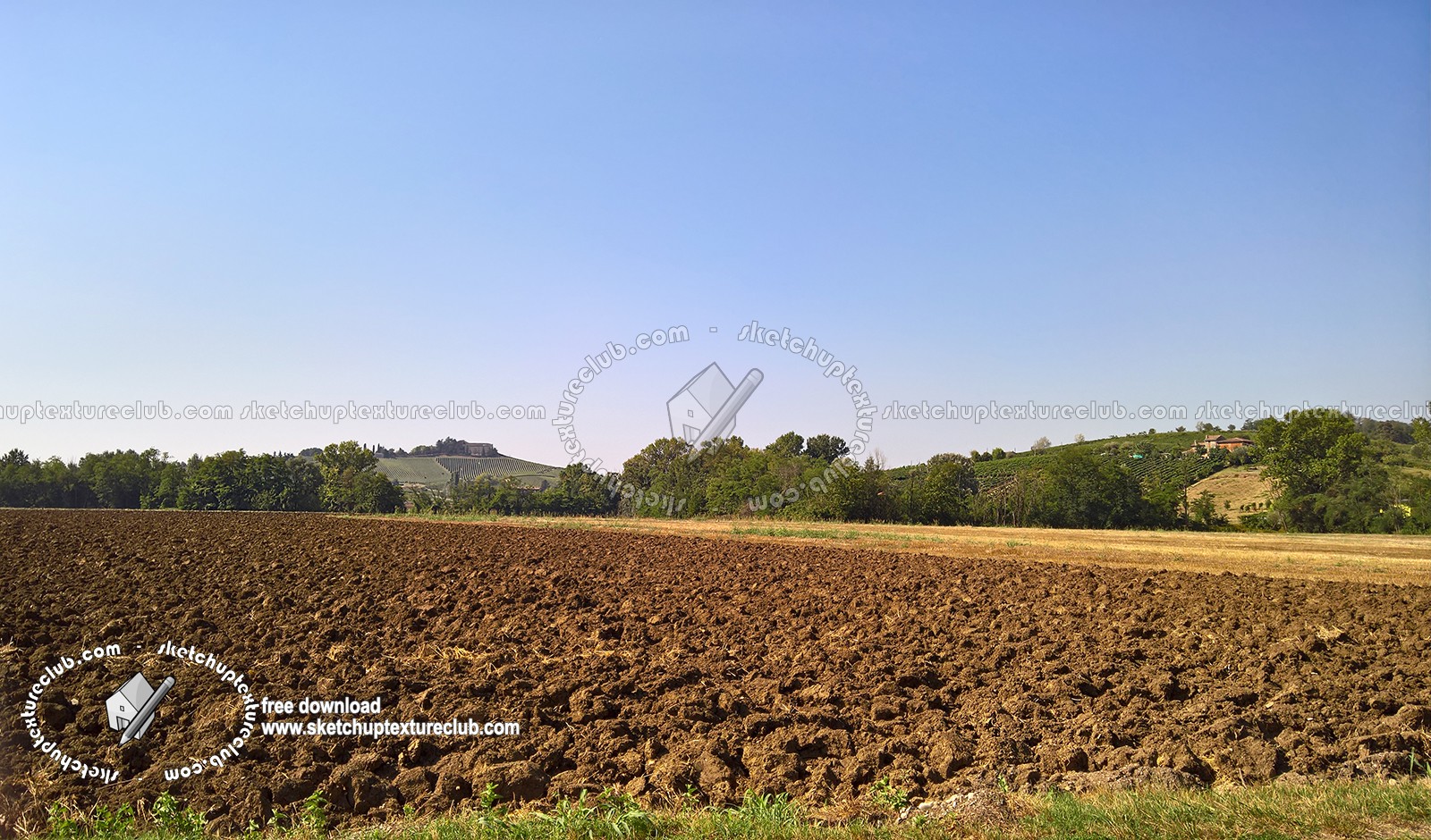 Textures - BACKGROUNDS & LANDSCAPES - NATURE - Countrysides & Hills - Fields with clods countrysides landscape texture 17962
