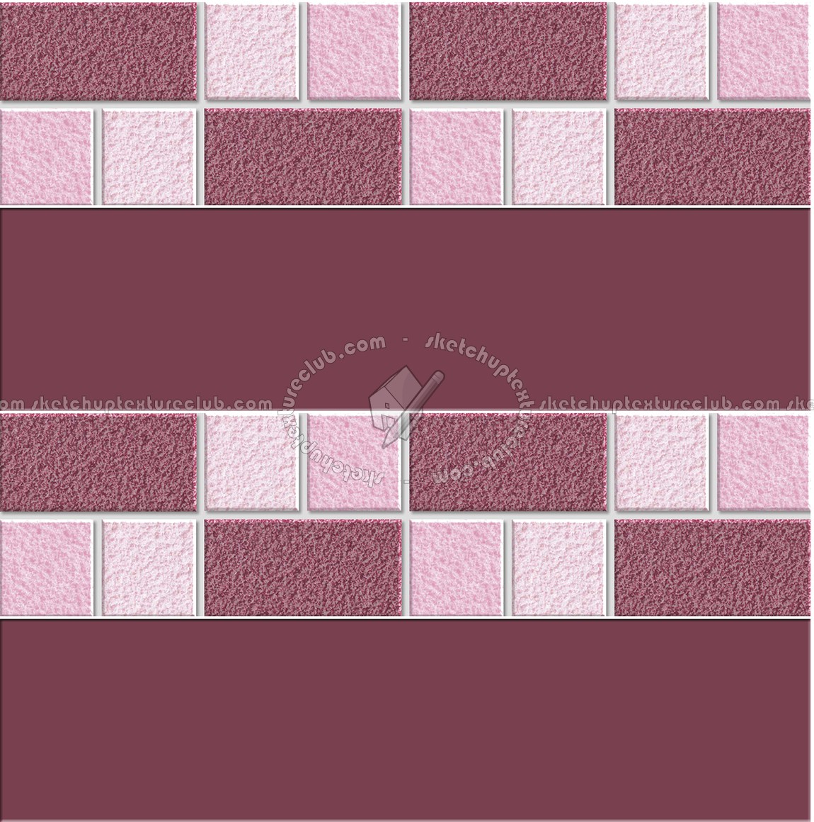 Textures - ARCHITECTURE - TILES INTERIOR - Mosaico - Mixed format - Mosaico mixed size tiles texture seamless 15575 (seamless)