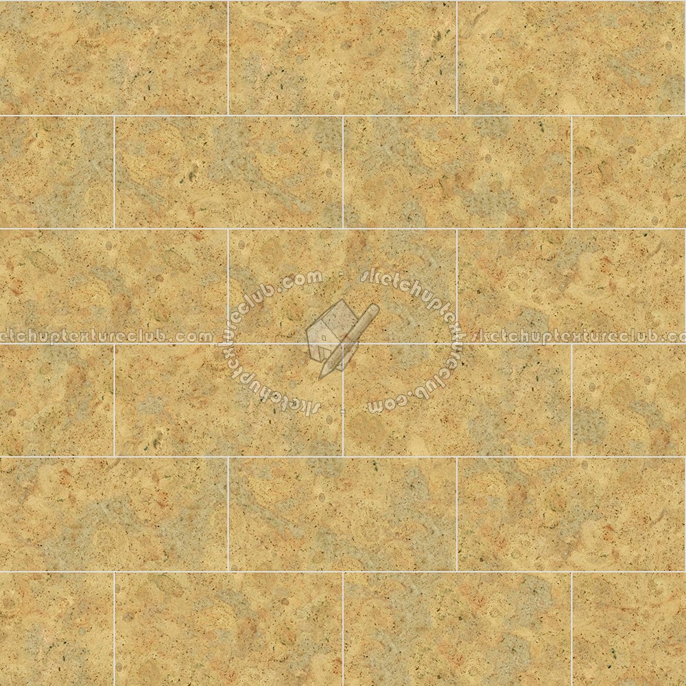 Textures - ARCHITECTURE - TILES INTERIOR - Marble tiles - Yellow - Provenzal yellow marble floor tile texture seamless 14934 (seamless)
