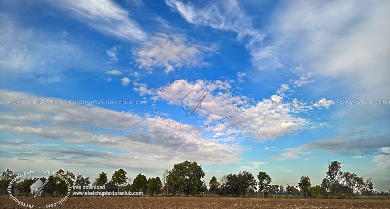 Textures   -   BACKGROUNDS &amp; LANDSCAPES   -   SKY &amp; CLOUDS  - Sky with rural background 17924