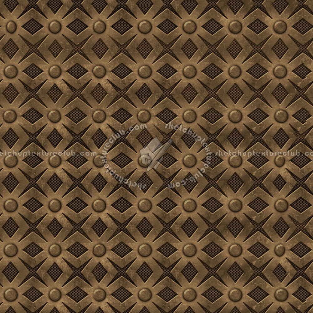 Textures   -   MATERIALS   -   METALS   -   Panels  - Bronze metal panel texture seamless 10432 (seamless)