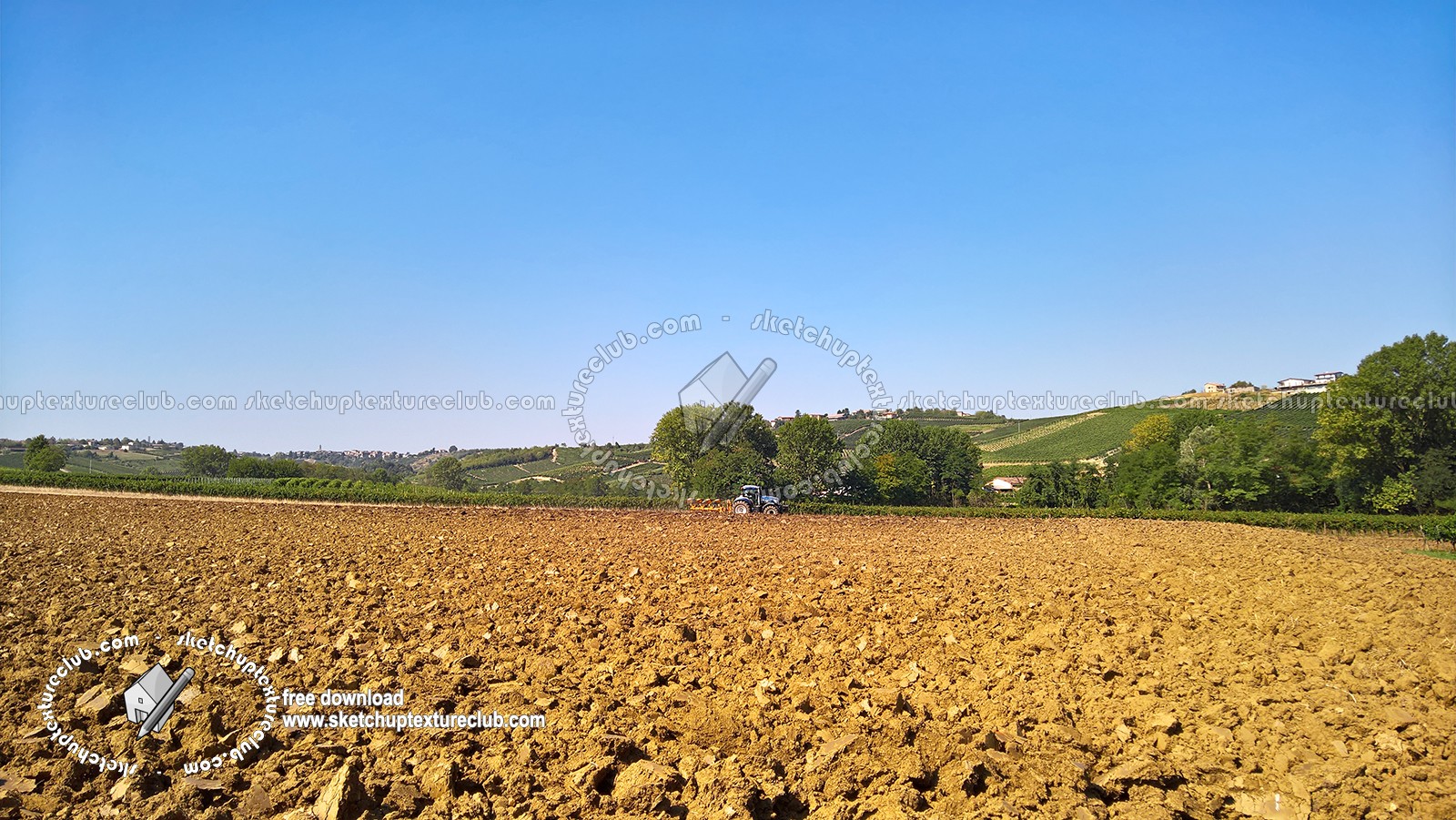 Textures - BACKGROUNDS & LANDSCAPES - NATURE - Countrysides & Hills - Fields with clods countrysides landscape texture 17963