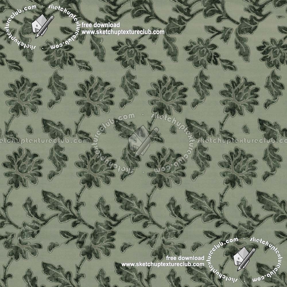 Textures   -   MATERIALS   -   FABRICS   -   Velvet  - Floral velvet fabric texture seamless 19423 (seamless)