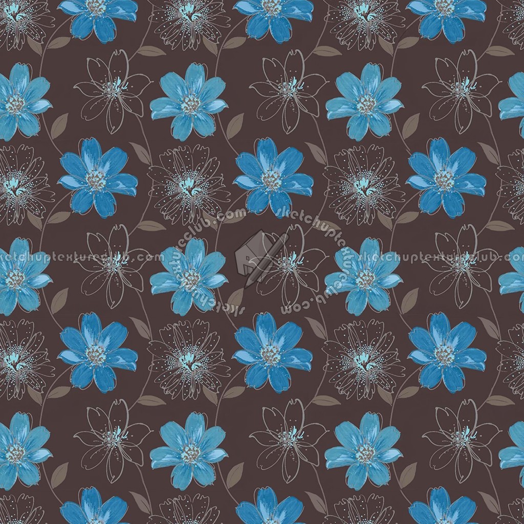 Textures   -   MATERIALS   -   WALLPAPER   -   Floral  - Floral wallpaper texture seamless 11023 (seamless)