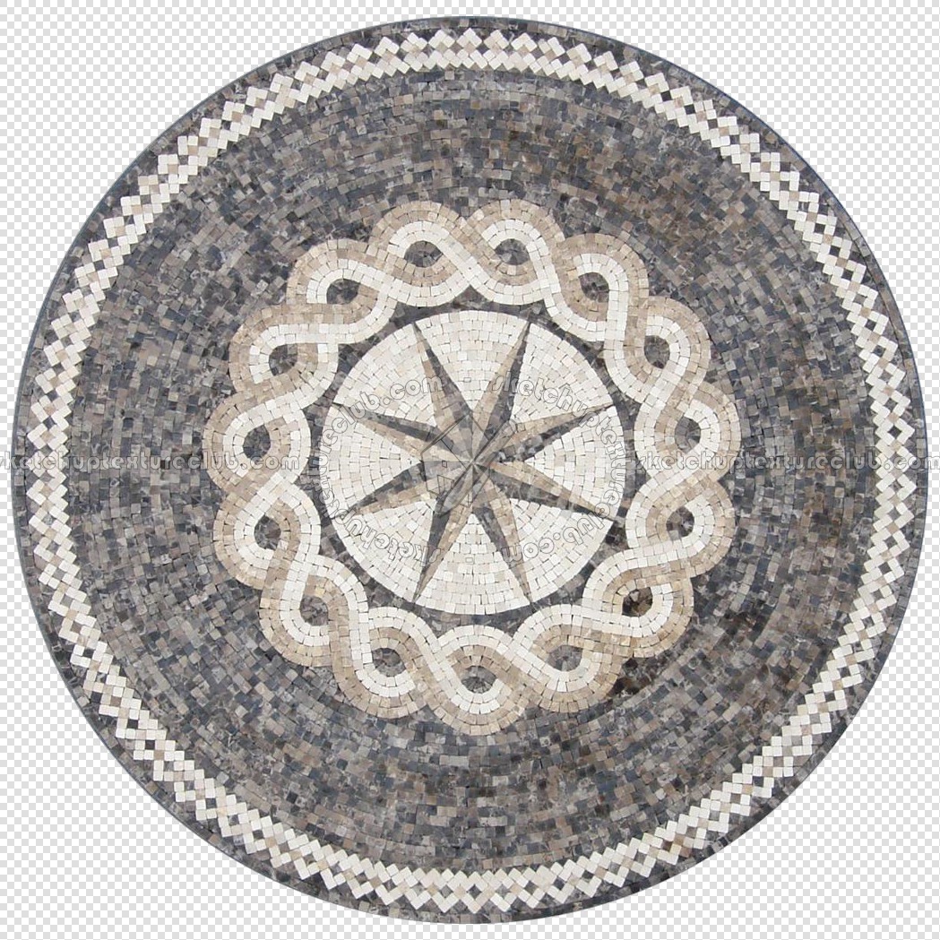 Textures - ARCHITECTURE - PAVING OUTDOOR - Mosaico - Mosaic paving outdoor texture seamless 06085 (seamless)