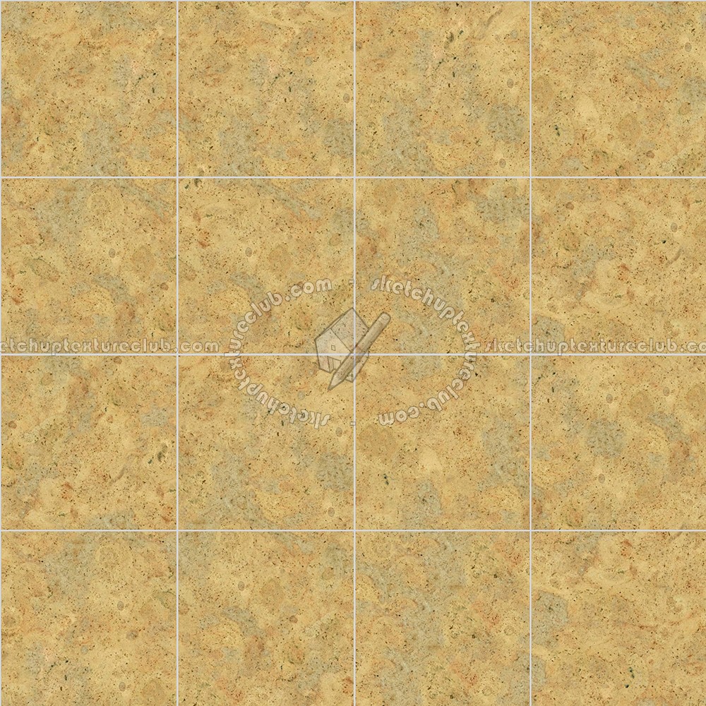 Textures   -   ARCHITECTURE   -   TILES INTERIOR   -   Marble tiles   -   Yellow  - Provenzal yellow marble floor tile texture seamless 14935 (seamless)