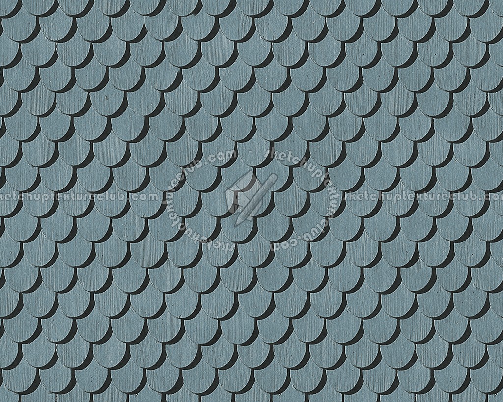 Textures   -   ARCHITECTURE   -   ROOFINGS   -   Shingles wood  - Wood shingle roof texture seamless 03819 (seamless)