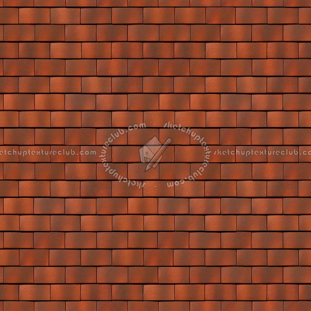 Textures   -   ARCHITECTURE   -   ROOFINGS   -   Flat roofs  - France Tuile plate clay roof tiles texture seamless 03561 (seamless)