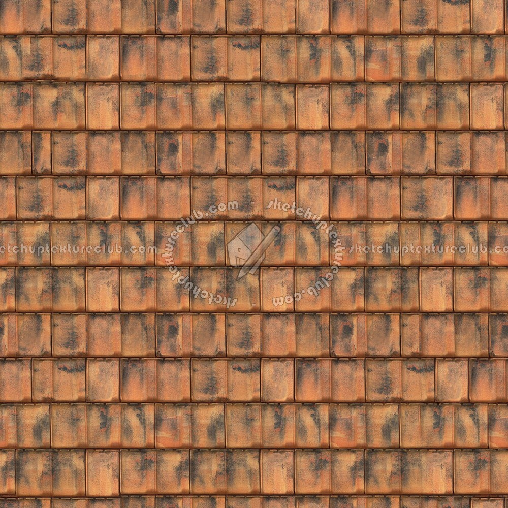 Textures   -   ARCHITECTURE   -   ROOFINGS   -   Clay roofs  - Clay roofing residence texture seamless 03383 (seamless)