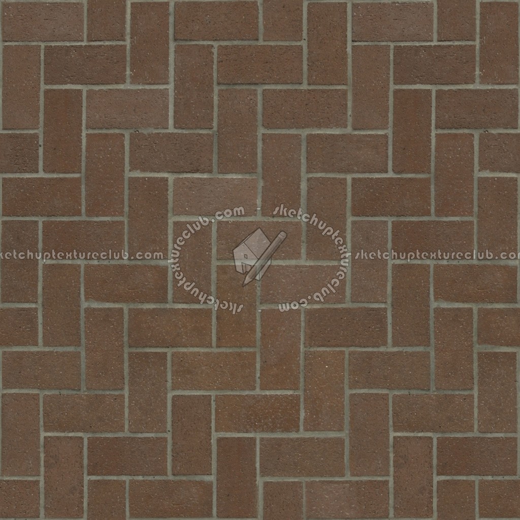 Textures   -   ARCHITECTURE   -   PAVING OUTDOOR   -   Terracotta   -   Herringbone  - Cotto paving herringbone outdoor texture seamless 06769 (seamless)