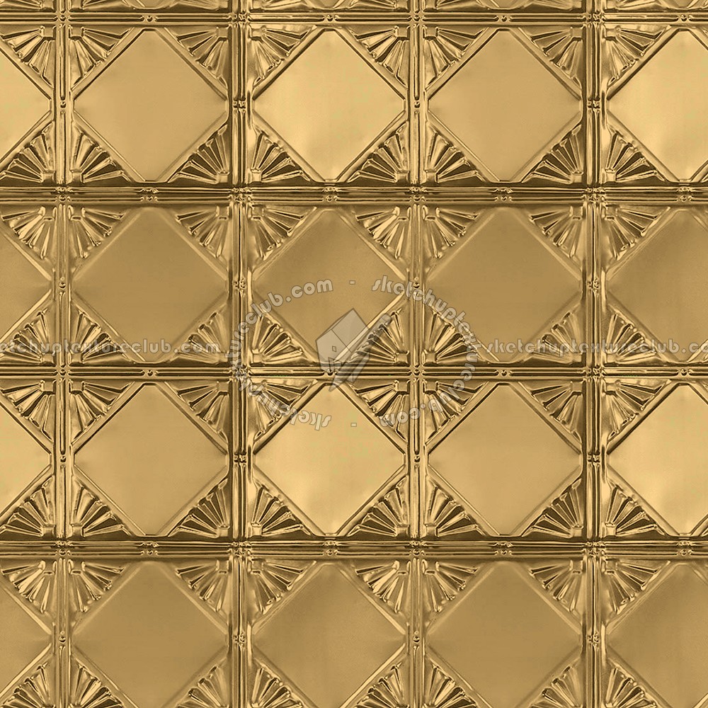 Textures   -   MATERIALS   -   METALS   -   Panels  - Gold metal panel texture seamless 10434 (seamless)