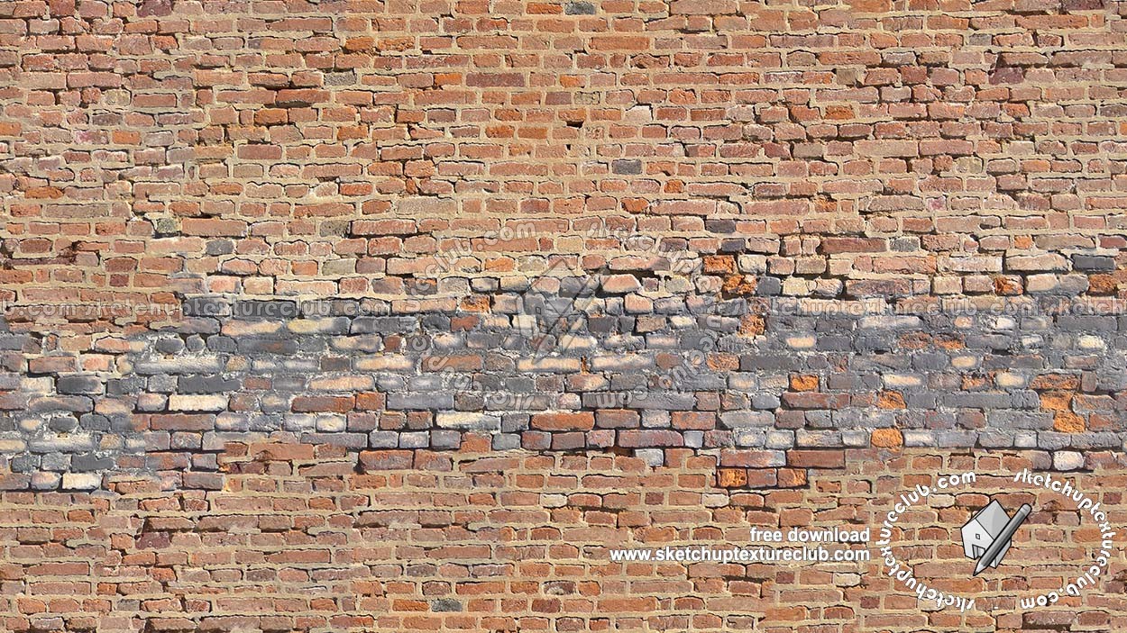Textures   -   ARCHITECTURE   -   BRICKS   -   Damaged bricks  - Old damaged bricks texture seamless 18107 (seamless)