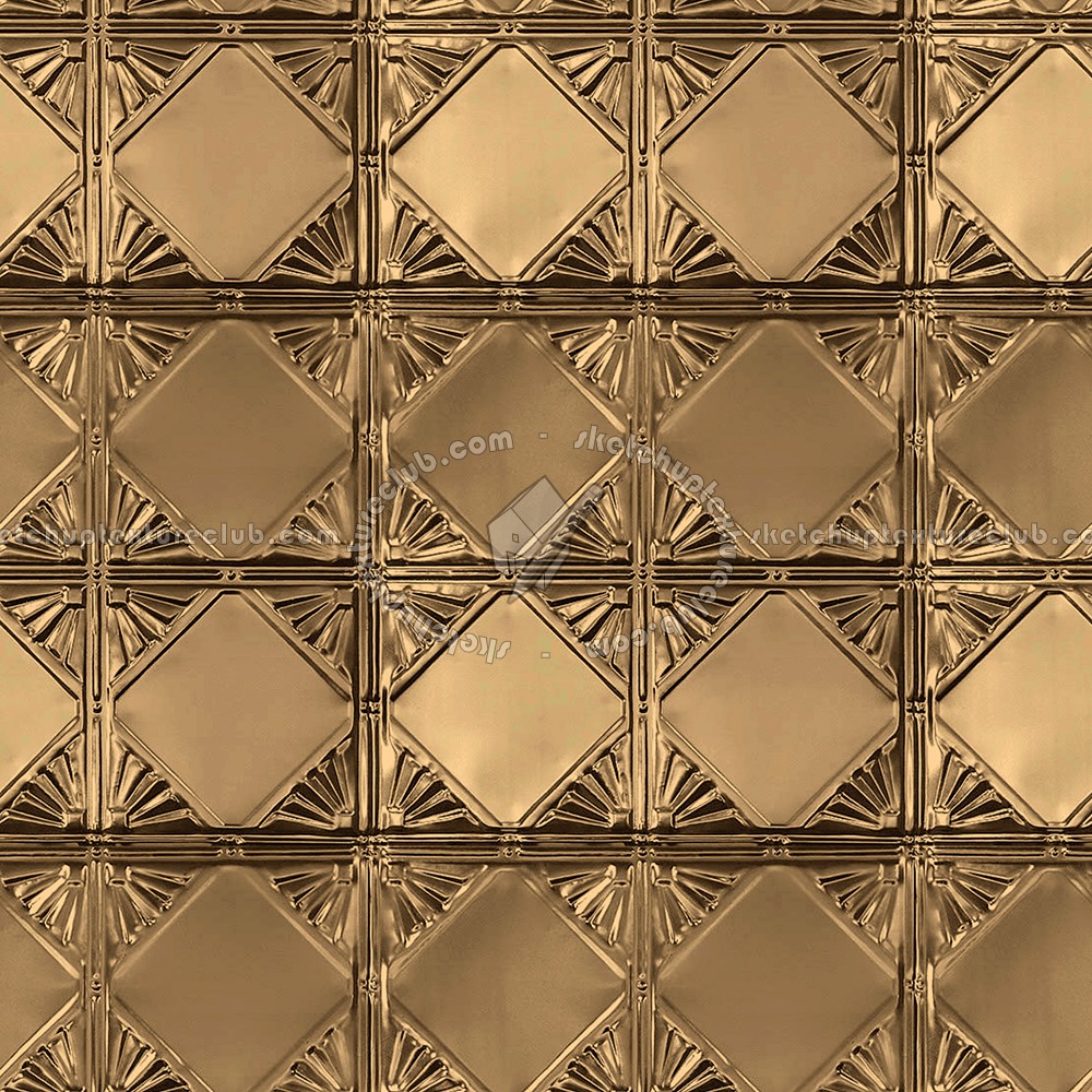 Textures   -   MATERIALS   -   METALS   -   Panels  - Bronze metal panel texture seamless 10435 (seamless)