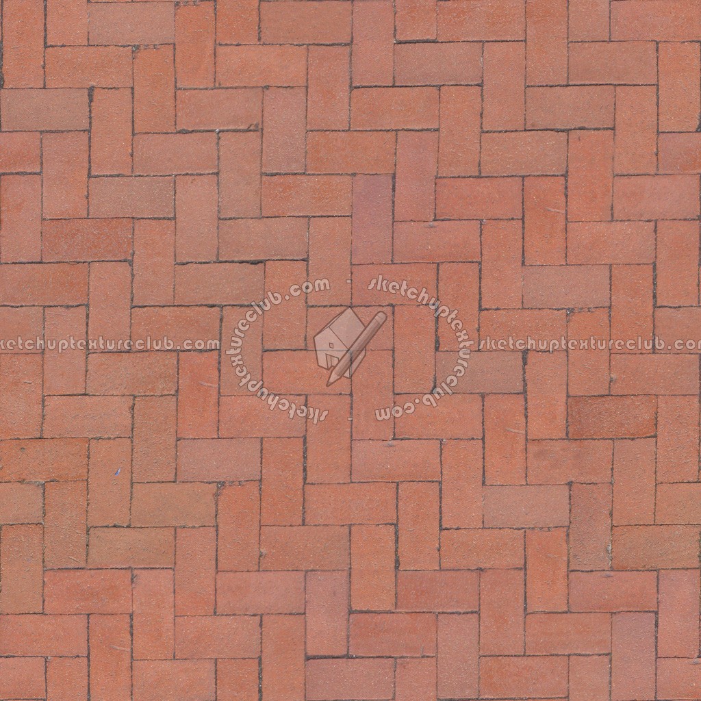 Textures   -   ARCHITECTURE   -   PAVING OUTDOOR   -   Terracotta   -   Herringbone  - Cotto paving herringbone outdoor texture seamless 06770 (seamless)