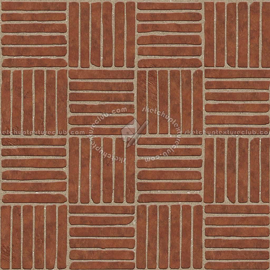 Textures   -   ARCHITECTURE   -   PAVING OUTDOOR   -   Terracotta   -   Blocks regular  - Cotto paving outdoor regular blocks texture seamless 06682 (seamless)