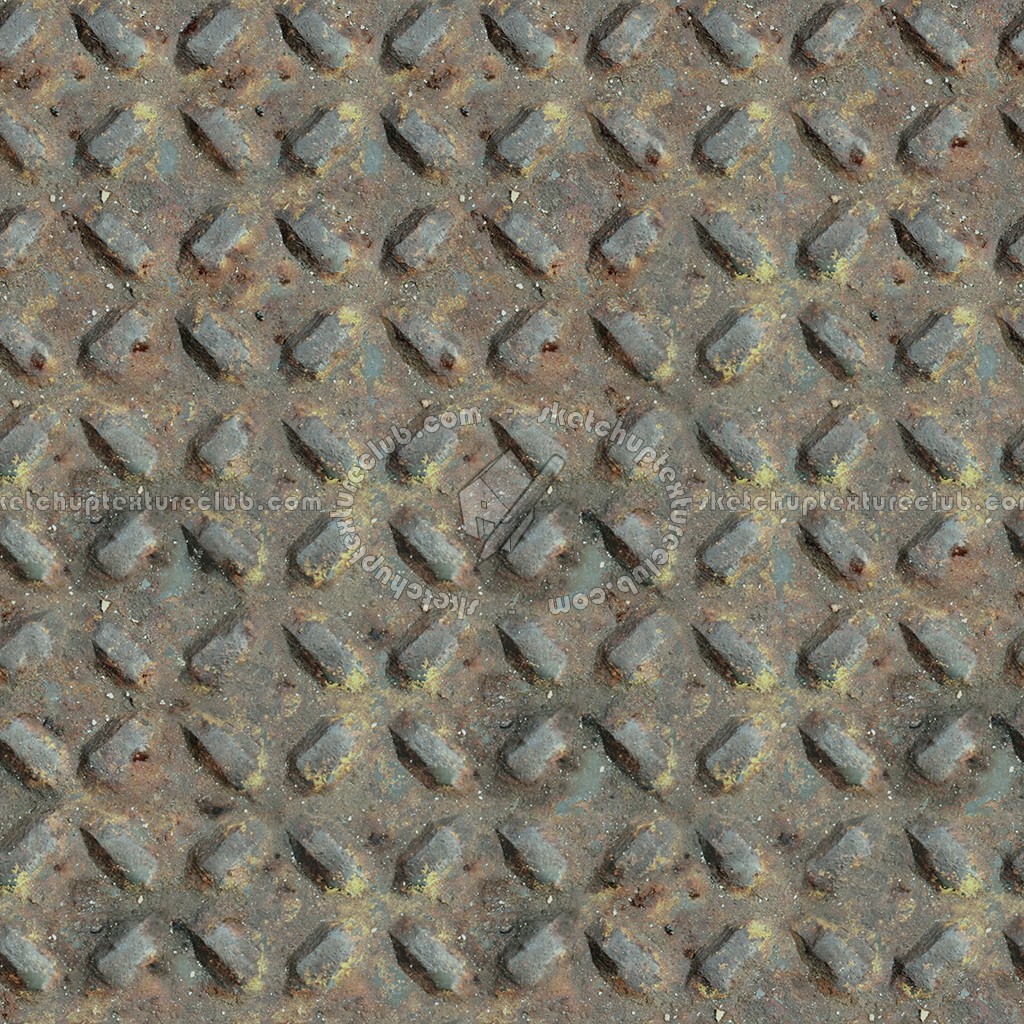 Textures - MATERIALS - METALS - Plates - Iron rusty dirty metal plate texture seamless 10617 (seamless)