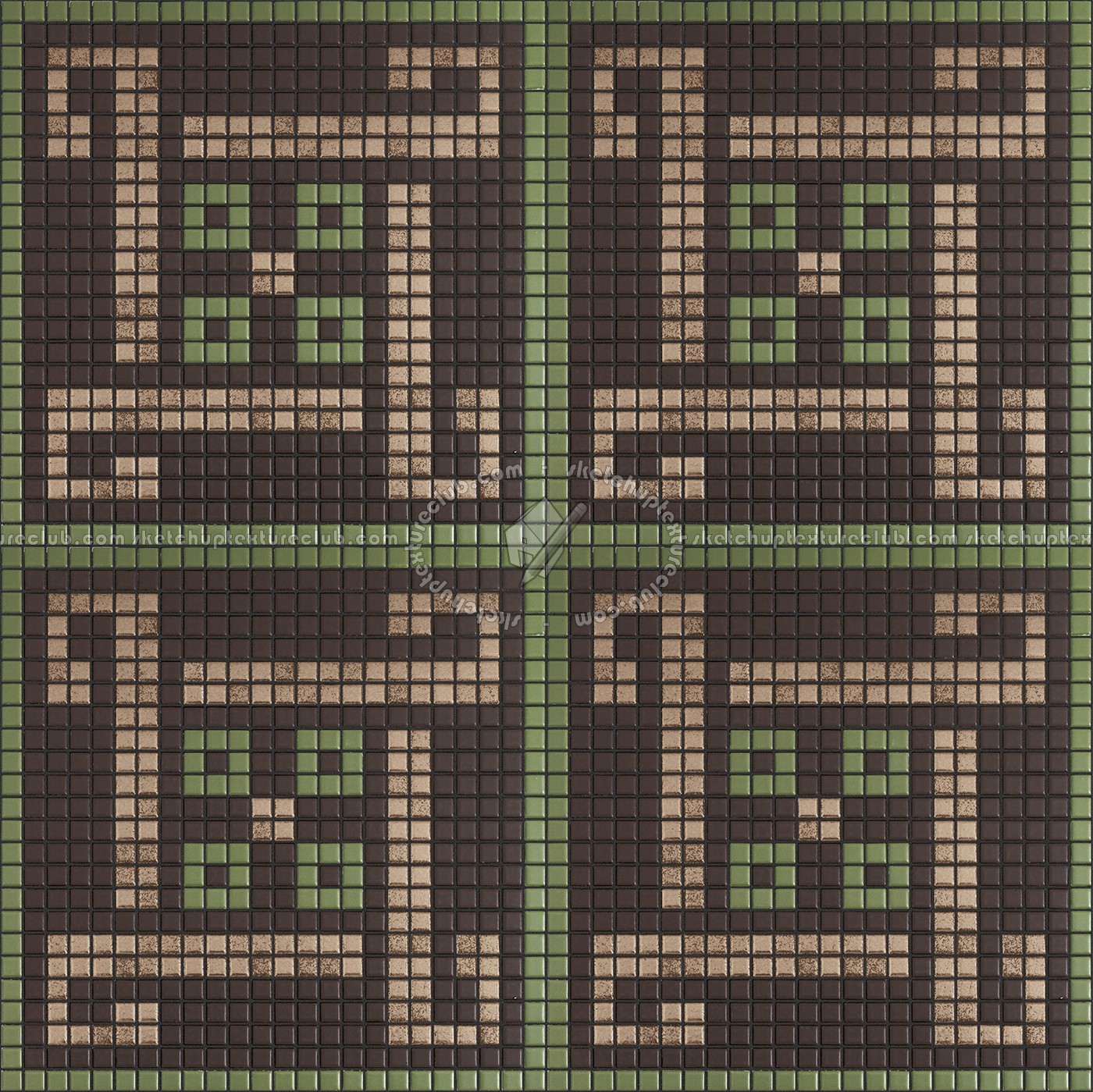 Textures   -   ARCHITECTURE   -   TILES INTERIOR   -   Mosaico   -   Classic format   -   Patterned  - Mosaico patterned tiles texture seamless 15070 (seamless)