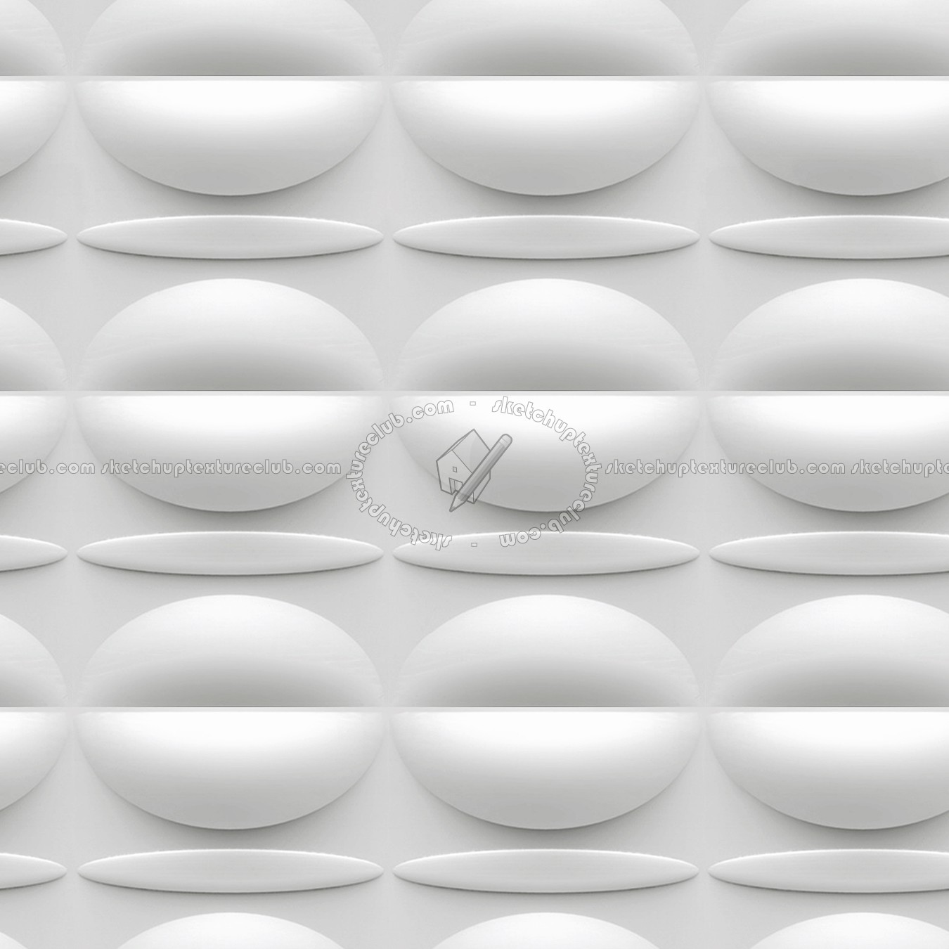 Textures   -   ARCHITECTURE   -   DECORATIVE PANELS   -   3D Wall panels   -   White panels  - White interior 3D wall panel texture seamless 02972 (seamless)