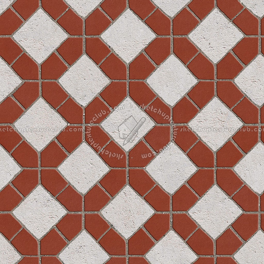 Textures   -   ARCHITECTURE   -   PAVING OUTDOOR   -   Terracotta   -   Blocks mixed  - Paving cotto mixed size texture seamless 06612 (seamless)