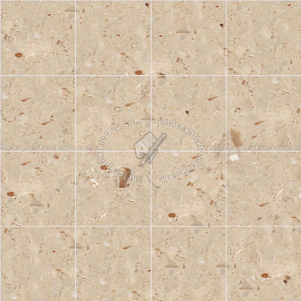 Textures - ARCHITECTURE - TILES INTERIOR - Marble tiles - Cream - Pearled sicilia marble tile texture seamless 14295 (seamless)