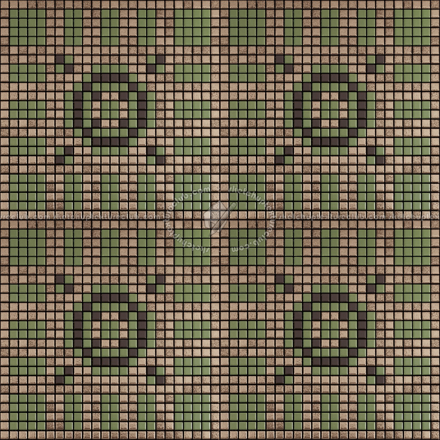 Textures   -   ARCHITECTURE   -   TILES INTERIOR   -   Mosaico   -   Classic format   -   Patterned  - Mosaico patterned tiles texture seamless 15072 (seamless)