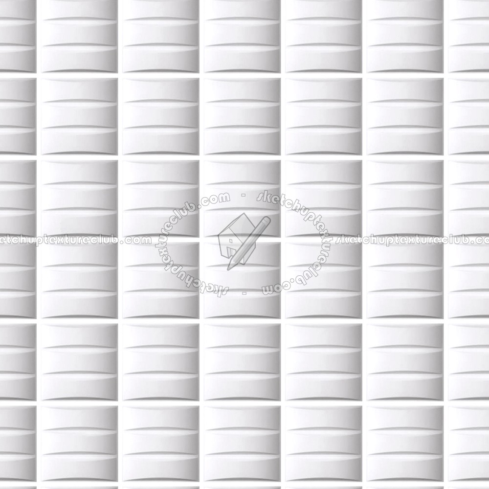 Textures   -   ARCHITECTURE   -   DECORATIVE PANELS   -   3D Wall panels   -   White panels  - White interior 3D wall panel texture seamless 02974 (seamless)