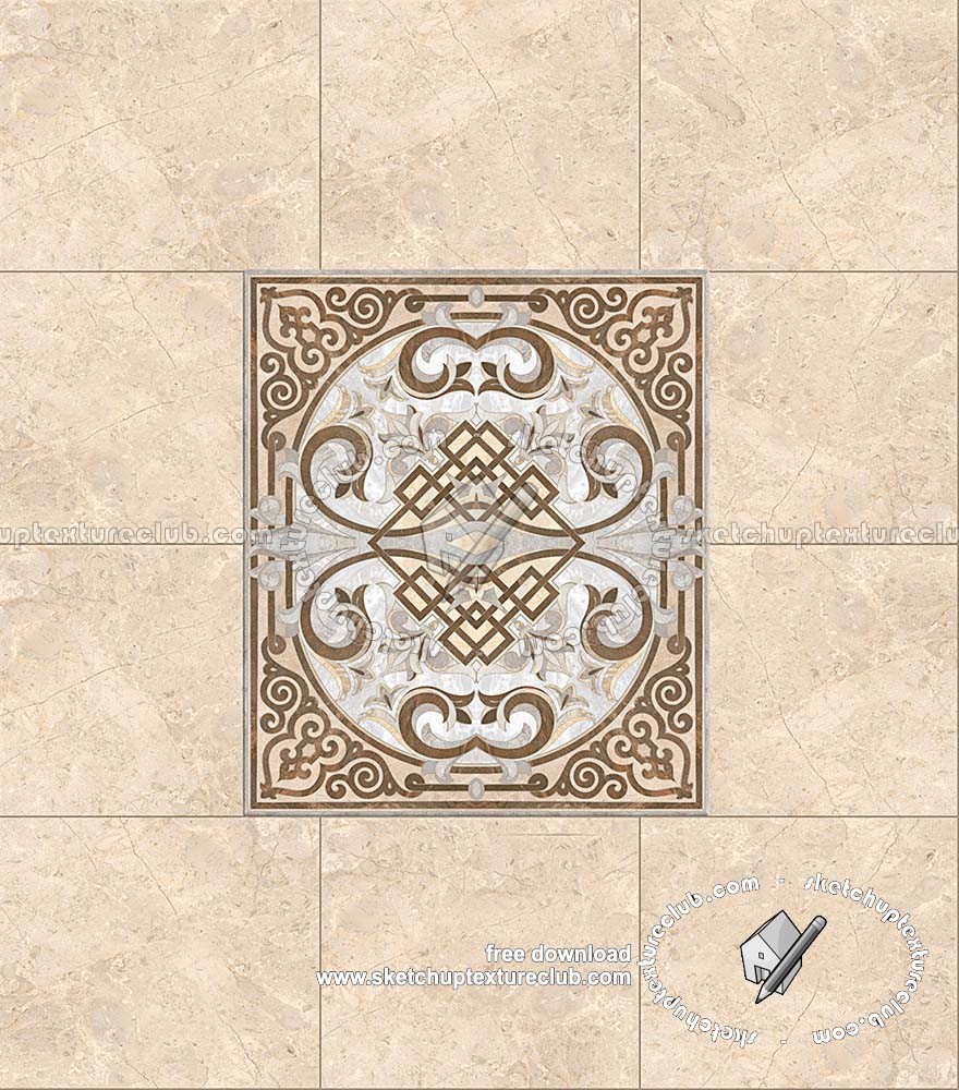 Textures - ARCHITECTURE - TILES INTERIOR - Marble tiles - coordinated themes - Coordinated marble tiles tone on tone texture seamless 18163 (seamless)