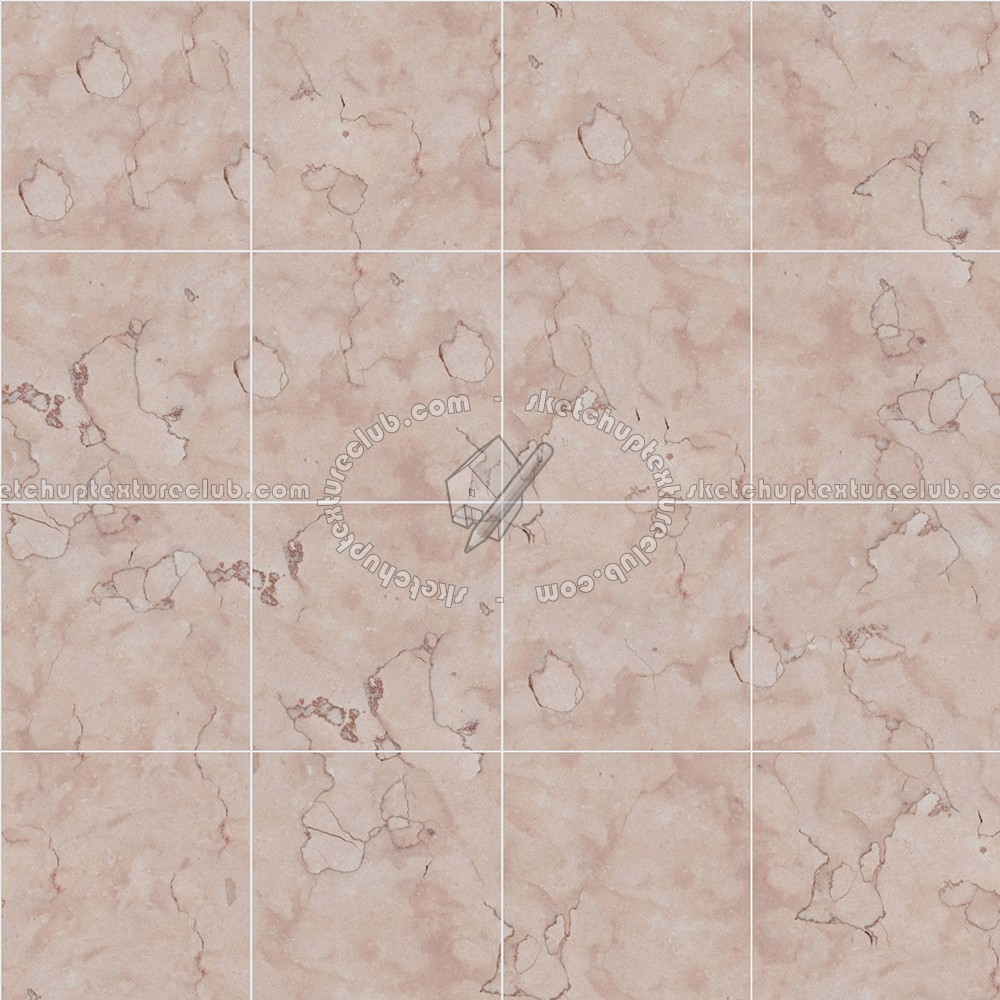 Textures   -   ARCHITECTURE   -   TILES INTERIOR   -   Marble tiles   -   Pink  - Flavia pink floor marble tile texture seamless 14547 (seamless)