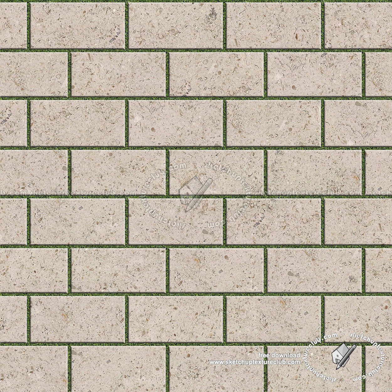 Textures   -   ARCHITECTURE   -   PAVING OUTDOOR   -   Parks Paving  - Travertine park paving texture seamless 18802 (seamless)