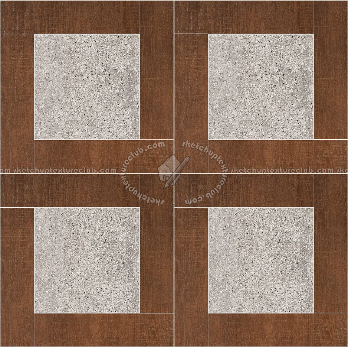 Textures - ARCHITECTURE - TILES INTERIOR - Ceramic Wood - Wood concrete ceramic tile texture seamless 16856 (seamless)