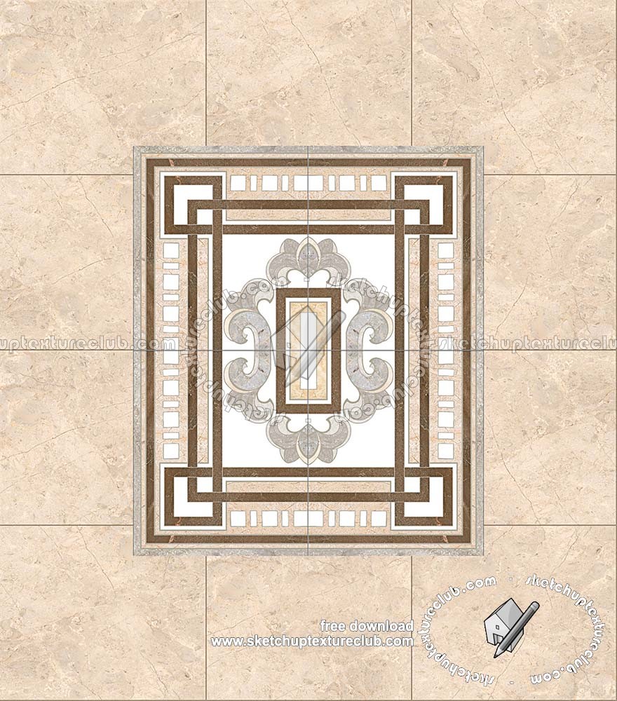Textures - ARCHITECTURE - TILES INTERIOR - Marble tiles - coordinated themes - Coordinated marble tiles tone on tone texture seamless 18164 (seamless)
