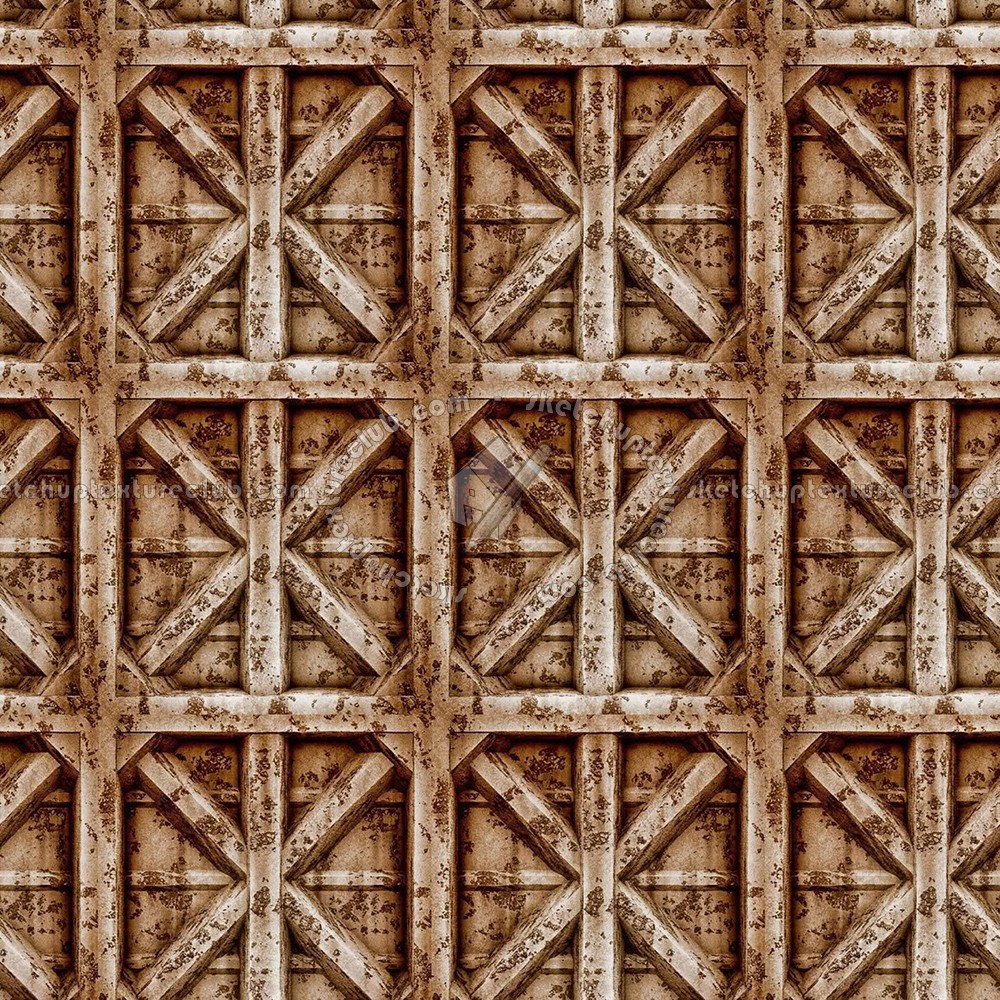 Textures   -   ARCHITECTURE   -   WOOD   -   Wood panels  - Old wood ceiling tiles panels texture seamless 04607 (seamless)